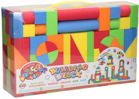 Jouets Lobbes, par exemple blocs de construction en mousse, 131 pcs.