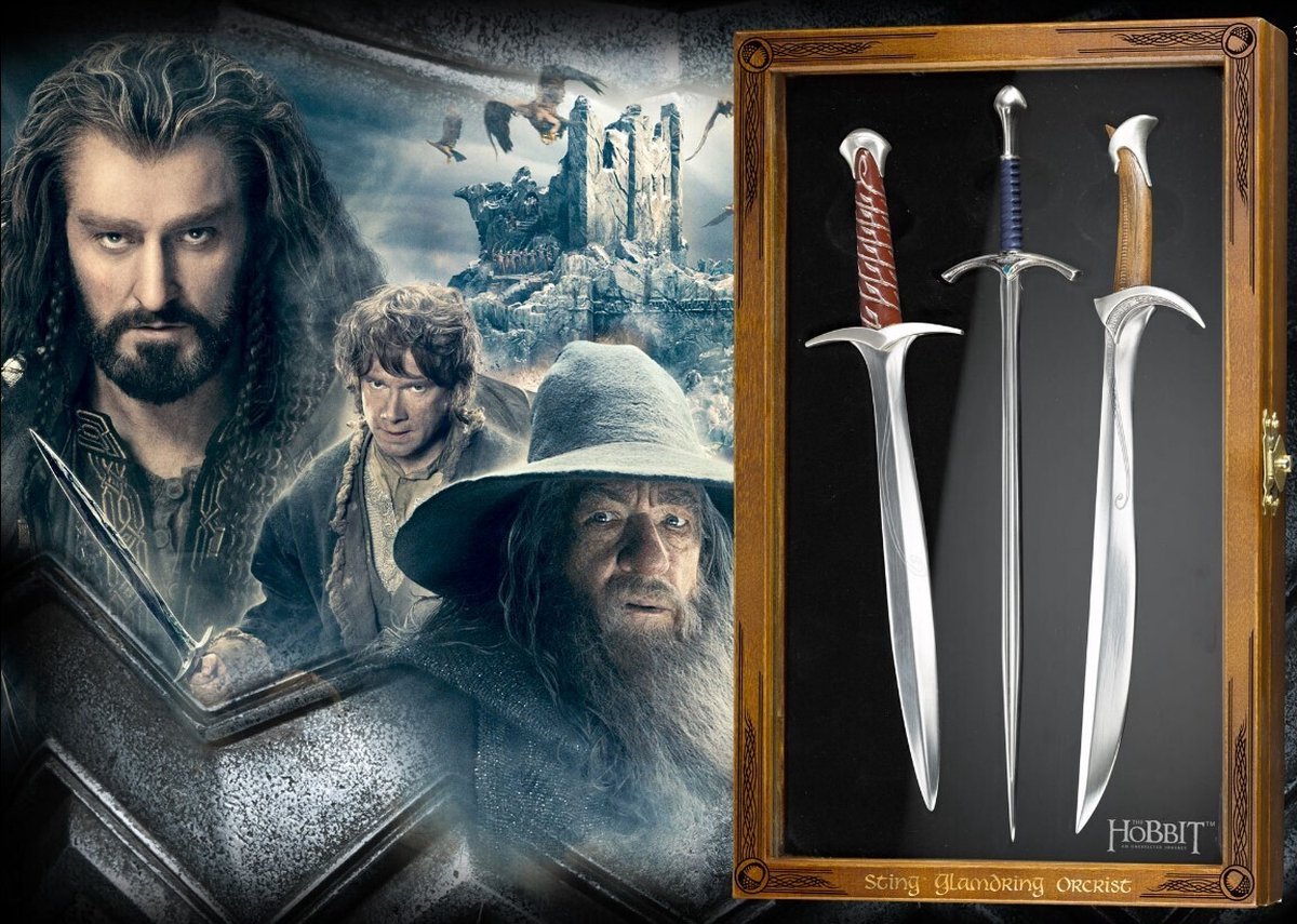 La noble collection coffret de trois ouvre-lettres (sting, glamdring, orcrist)