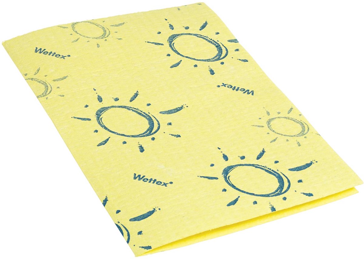 Vileda chiffon éponge Wettex Soft, jaune, paquet de 10 pièces