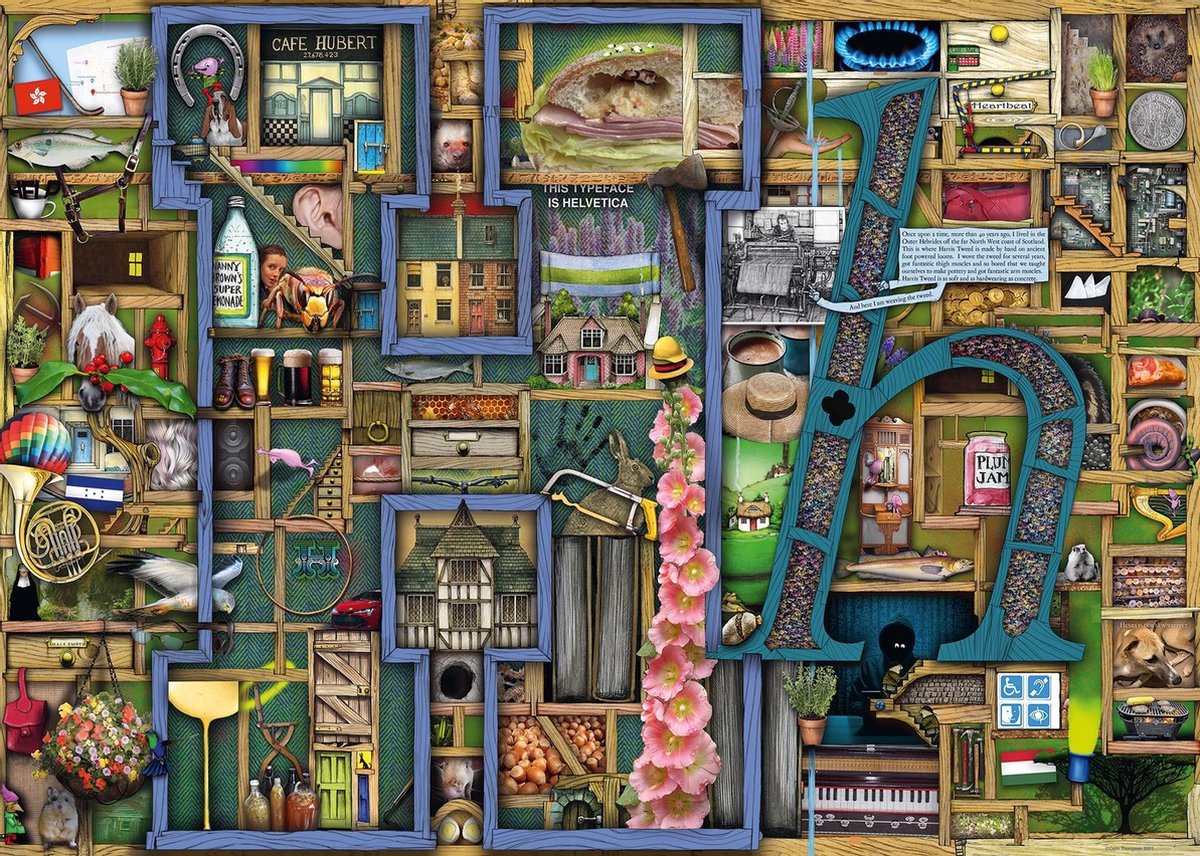 Puzzle Ravensburger 1000 pièces Alphabet Awes de Thompson
