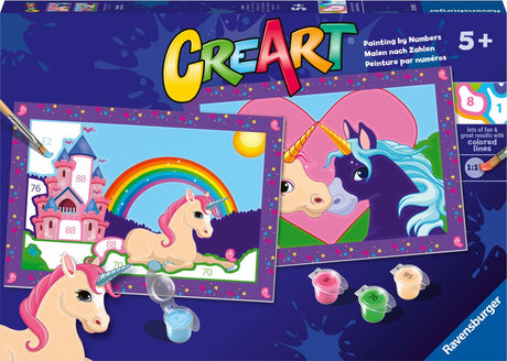 Ravensburger Creart Painting by Number - Magical Unicorns