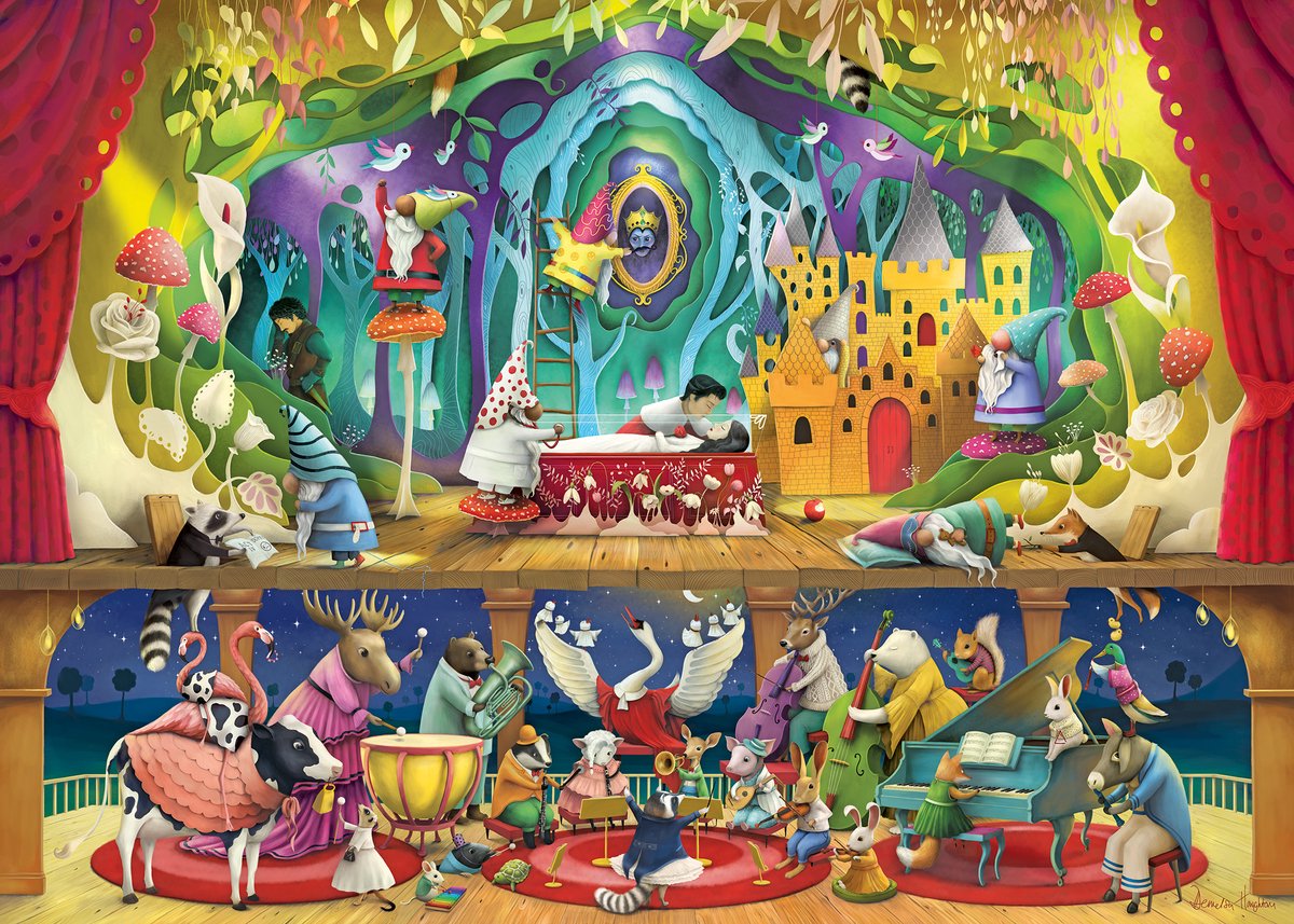 Puzzle Ravensburger Blanche-Neige et les 7 nains - Puzzle de 1000 pièces.