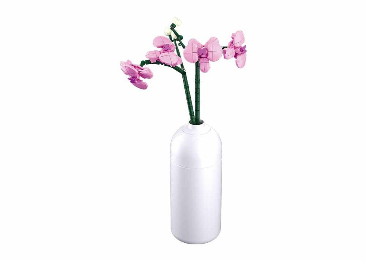 Jouets de construction orchidée Sluban pour enfants à partir de 12 ans - jouet de construction modèle de construction - boîte de construction avec 253 blocs de construction - m38-b1101-12