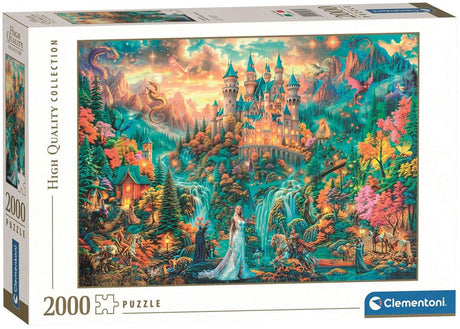 Clementoni puzzle légendes du royaume caché 2000 pièces adultes.