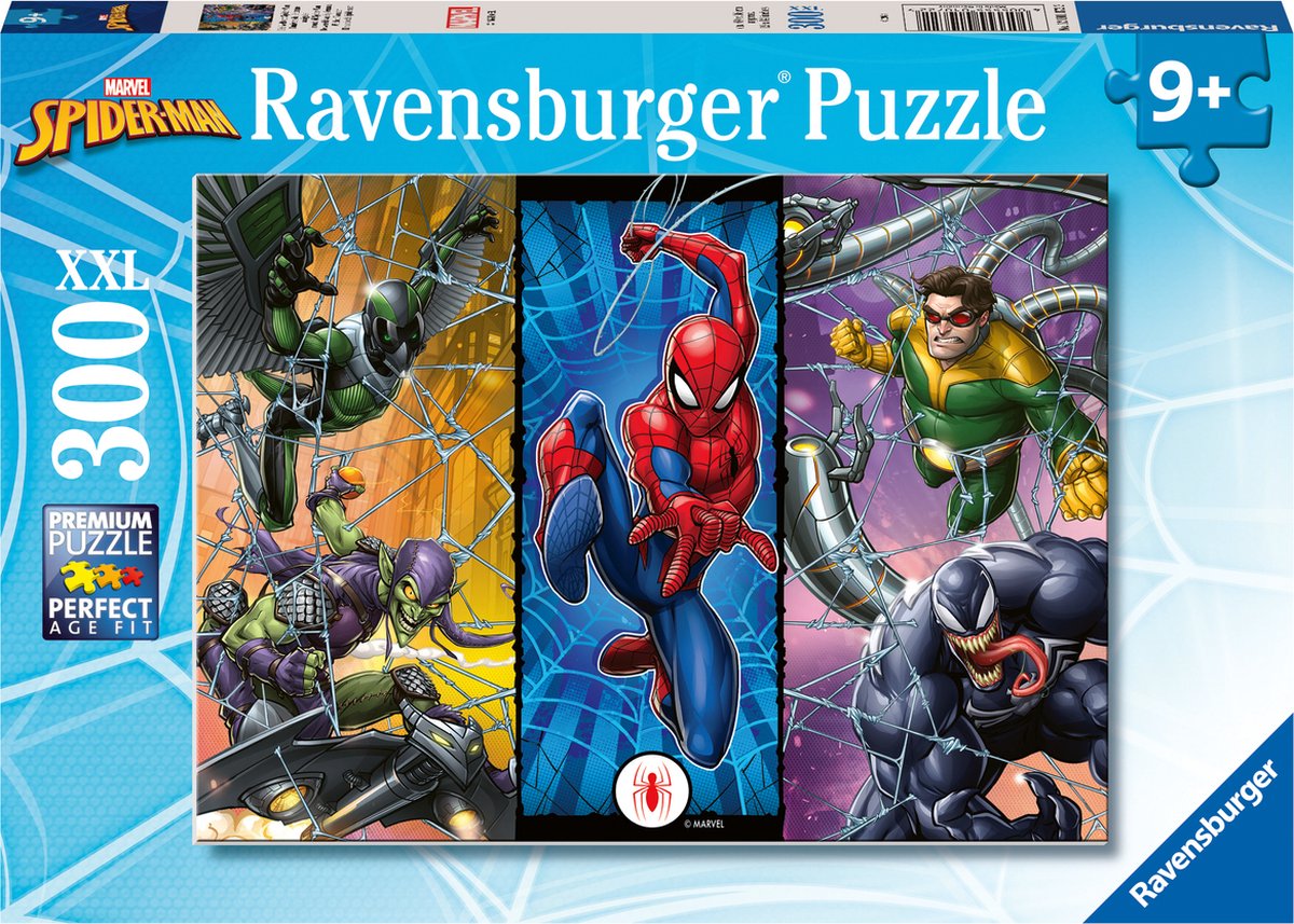 Ravensburger Jigsaw Puzzle XXL Marvel Spiderman, 300e.