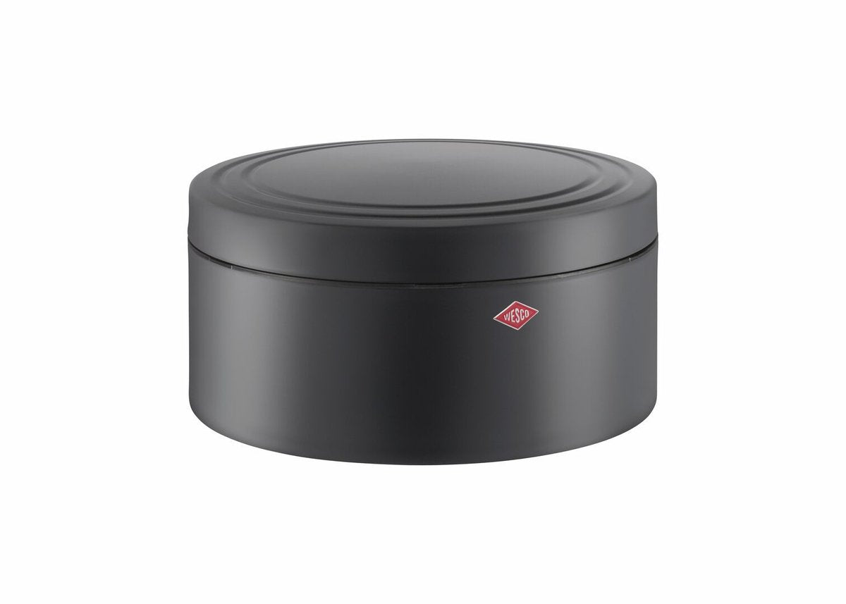 Boîte à pâtisserie Wesco Classic Line avec couvercle | 4 litres | métal - graphite mat | boîte à biscuits