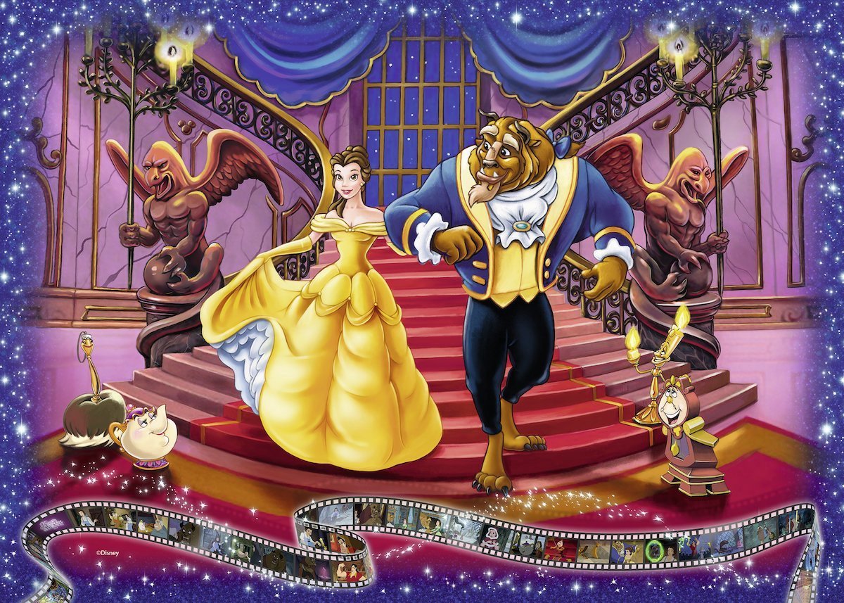 Puzzle Ravensburger Disney La Belle et la Bête - Puzzle de 1000 pièces.