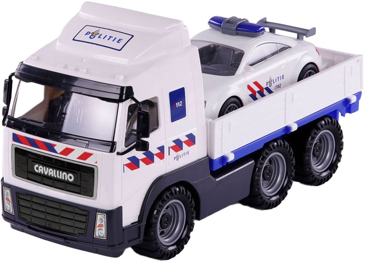 Camion de police de Cavallino et voiture de police, échelle 1:16