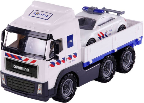 Camion de police de Cavallino et voiture de police, échelle 1:16