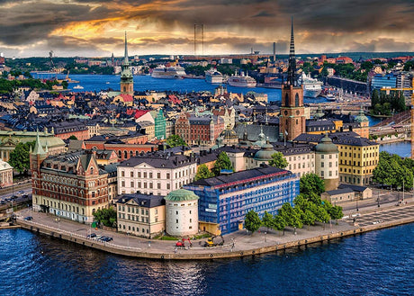 Puzzle Ravensburger Stockholm - Puzzle de 1000 pièces.