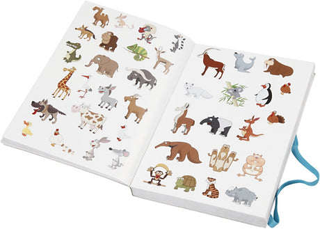 Société Creativ https: www.ccobby.nl livre d'autocollants-taille-11-5x17-cm-1-pièce