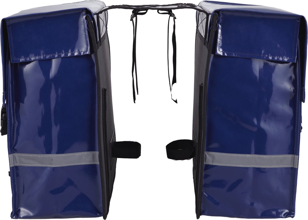Willex bisonyl - sacoche de vélo double - 40 litres - bleu - montage universel