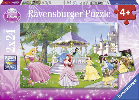 Ravensburger puzzle princesse disney princesses enchanteresses - 2x24 pièces - puzzle enfant