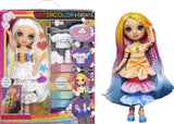 Mga entertainment arc-en-ciel haute aquarelle créer poupée de mode - yeux marrons