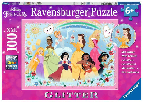Ravensburger Disney Princess Glitter Puzzle, 100e. Xxl