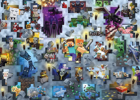 Ravensburger Jigsaw Puzzle Minecraft Gangs, 1000st.