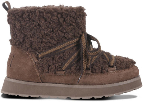 Luhta ihana ms bottes de neige pour femme - marron foncé - 38
