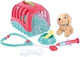 Cage de voyage pour animaux Playgo avec chiot en peluche - 7 pièces.
