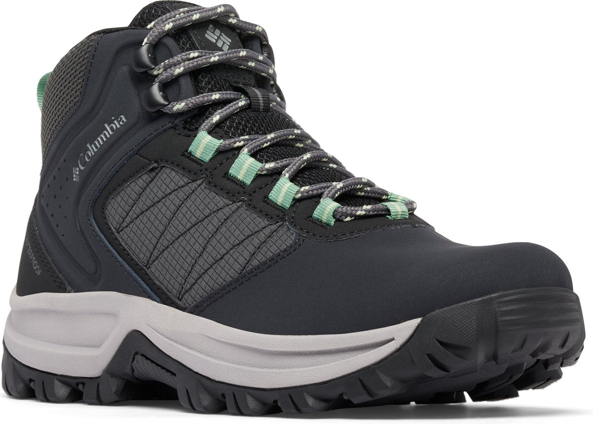 Chaussures de randonnée imperméables femme Columbia transverse randonnée noir