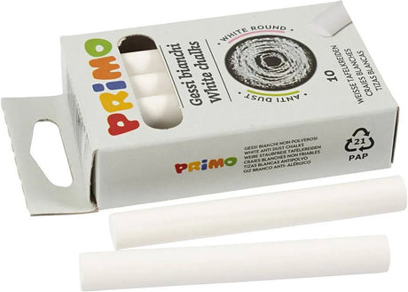 Société créative https : www.ccobby.nl tableau noir craie-l-8-cm-d-10-mm-white-10-piece-1-box