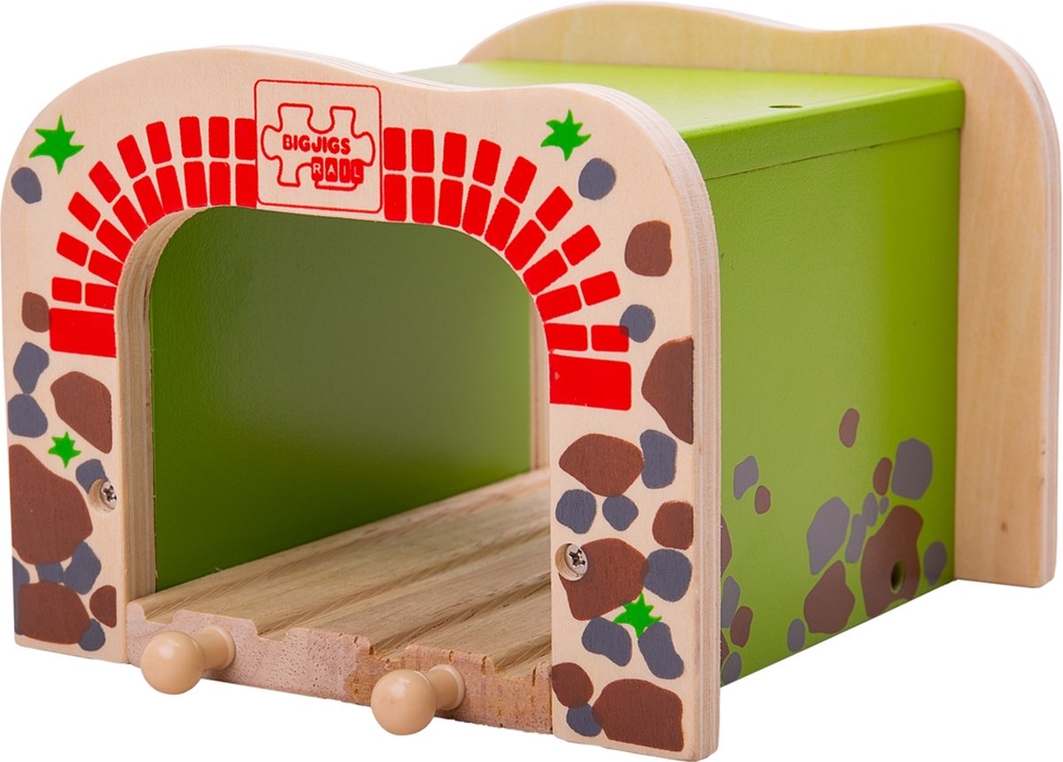 Bigjigs Rails en bois - Double-Track Tunnel