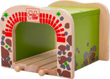 Bigjigs Rails en bois - Double-Track Tunnel