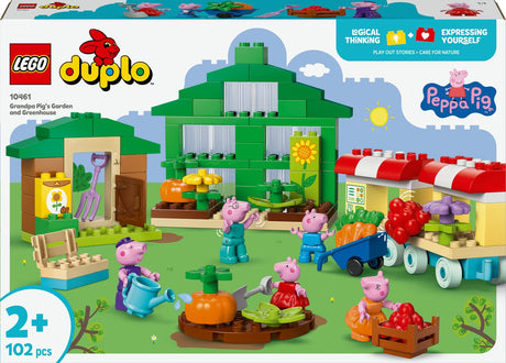 Lego duplo peppa pig le jardin et la serre de grand-père grand ensemble - 10461