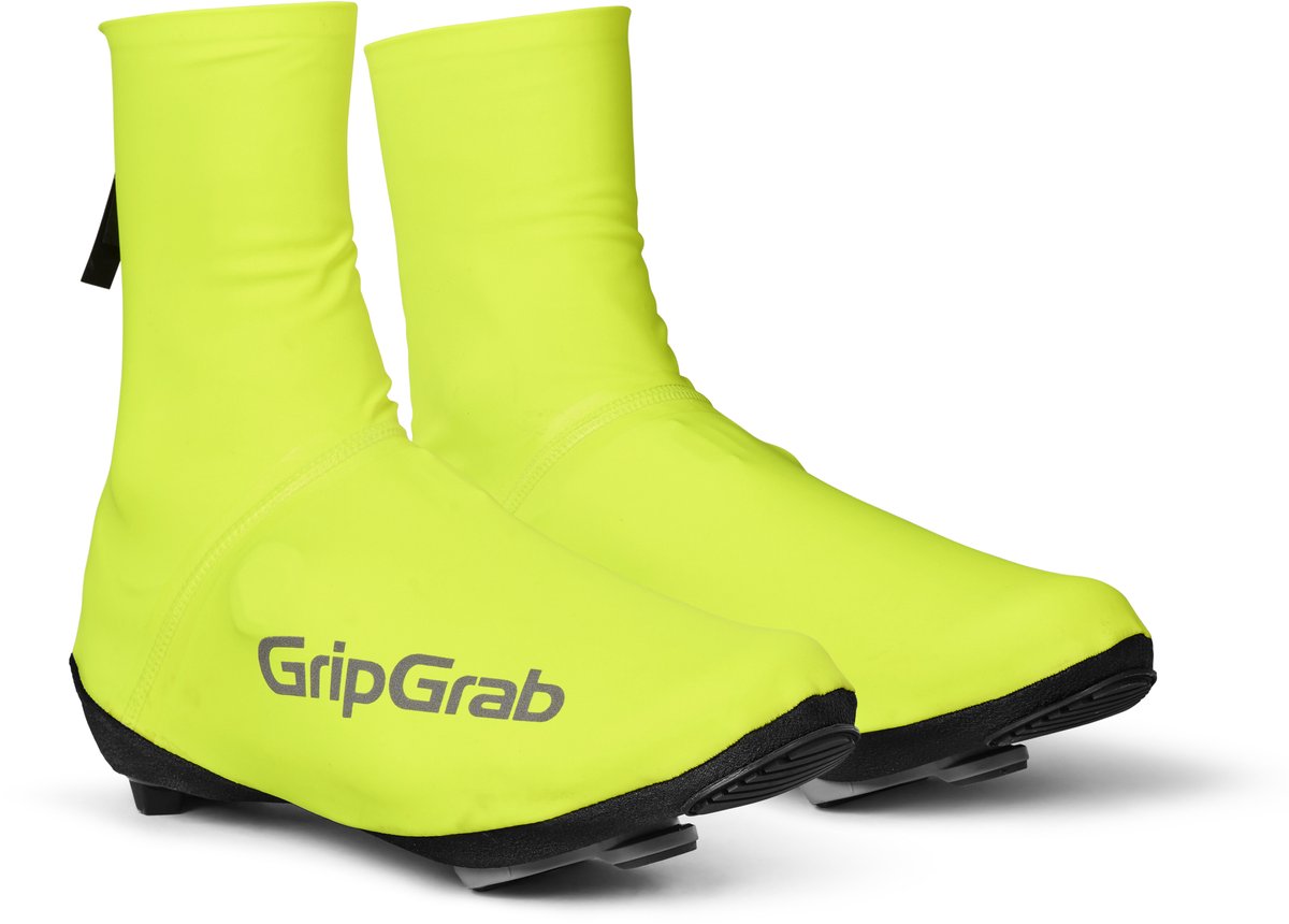 Gripgrab - pacr couvre-chaussures de cyclisme imperméables imperméables pour vélo de course, couvre-chaussures de cyclisme de pluie - unisexe - jaune haute visibilité