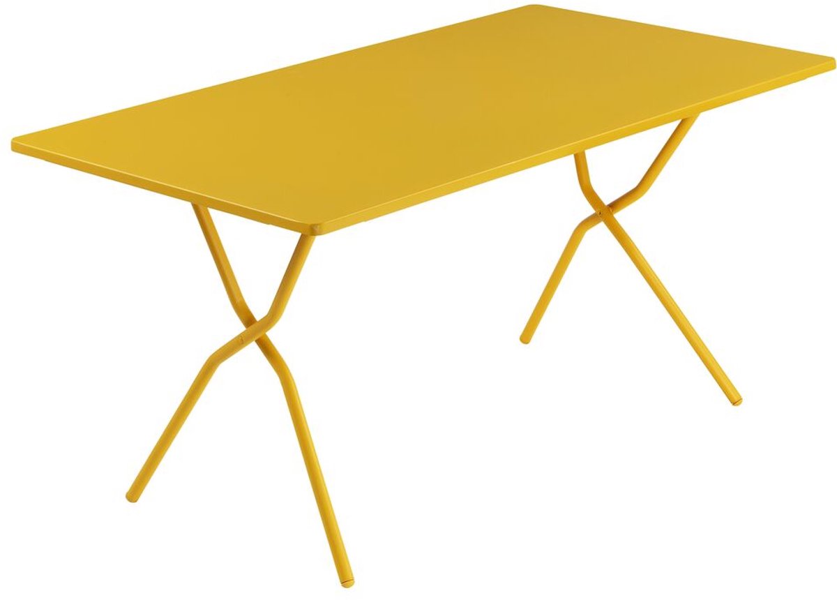 Table de balcon Lafuma - table bistro - table de jardin - pliable - 140 x 80cm - miel