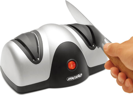 Mesko ms 4516 - aiguiseur de couteaux - aiguiseur de couteaux électrique - puissance 40 W - ventouses antidérapantes - aiguise et polit