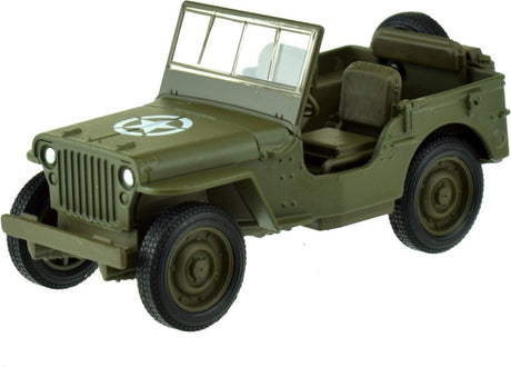 Welly pull-back jeep willys mb modèle de voiture