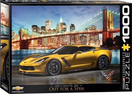 Eurographics - corvette z06 en balade - 1000 pièces 68×48cm (l×h) - puzzle