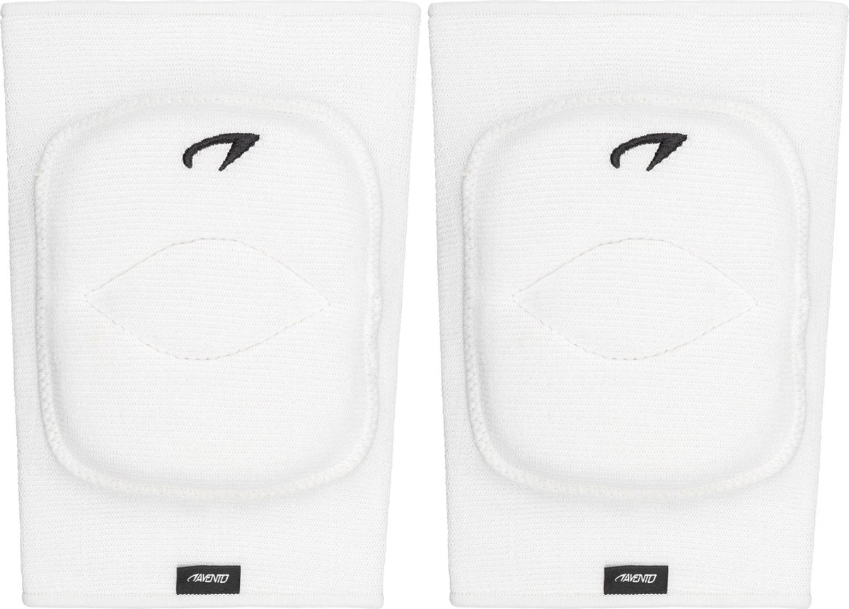 Avento volleybal kniebeschermers - wit - zachte padding - maat xs s