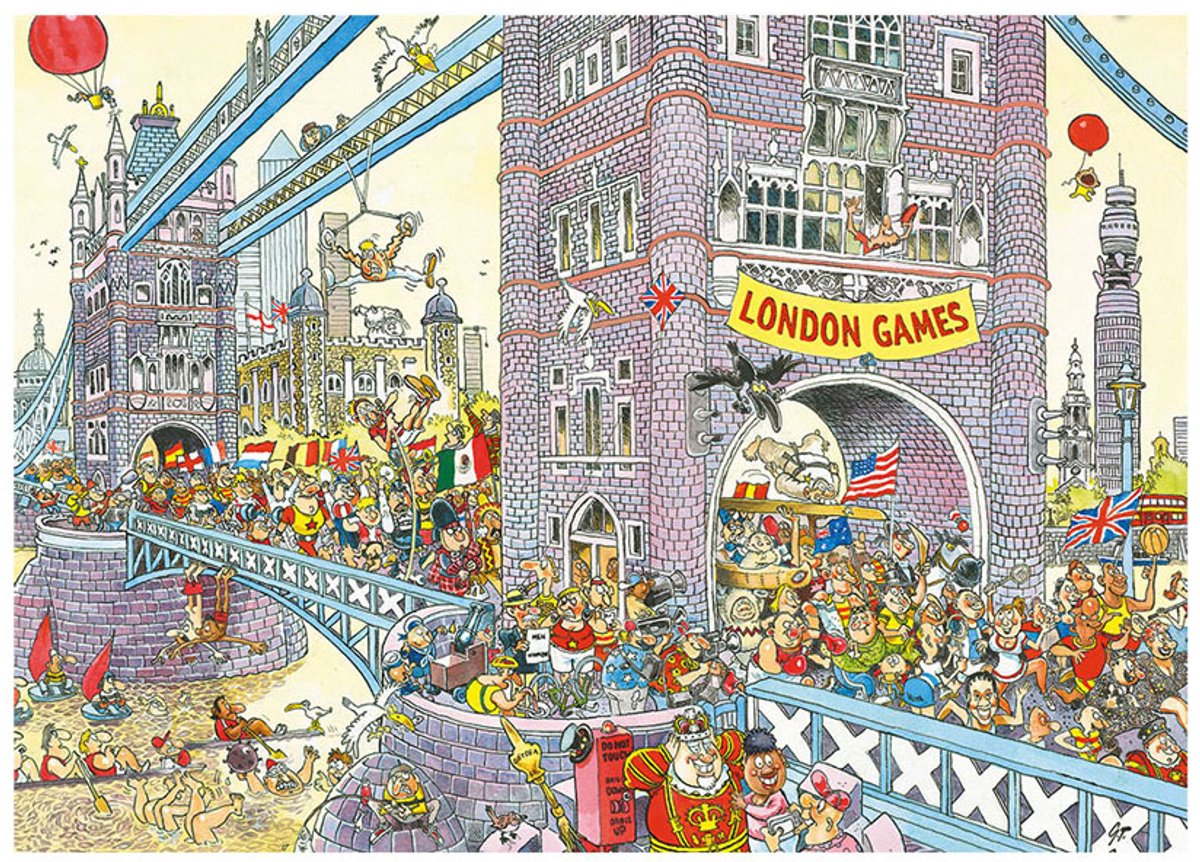 Puzzle Jumbo Wasgij Retro Mystery 8 - Le dernier obstacle !, 1000 pcs.