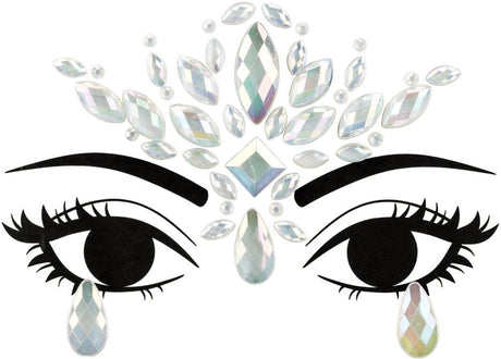 Cristaux lumineux pour le visage Partydeco