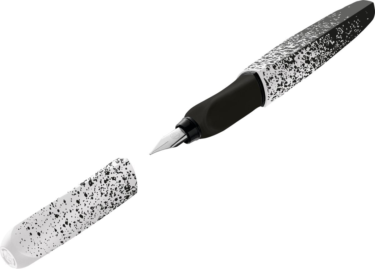 Stylo plume Pelikan Twist Color Edition - noir et blanc