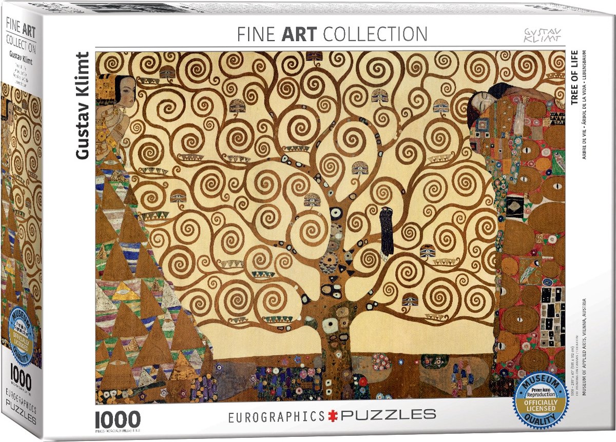 Eurographics - l'arbre de vie [der lebensbaum] - Gustav Klimt - 1000 pièces 68×48cm (l×h) - puzzle d'art