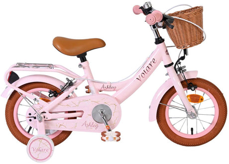 Vélo pour enfants Volare Ashley - filles - 12 pouces - rose - deux freins à main