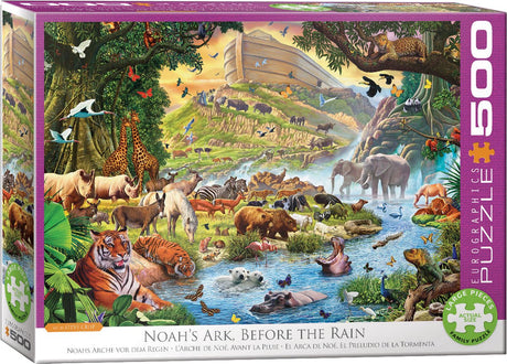 Eurographics - l'arche de Noé avant la pluie [l'arche de Noé avant la pluie] - Steve Crisp - 500 pièces xl 68×48cm (l×h) - puzzle familial