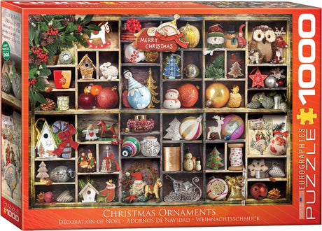 Eurographics - Décorations de Noël [ornements de Noël] - 1000 pièces 68×48cm (l×h) - puzzle