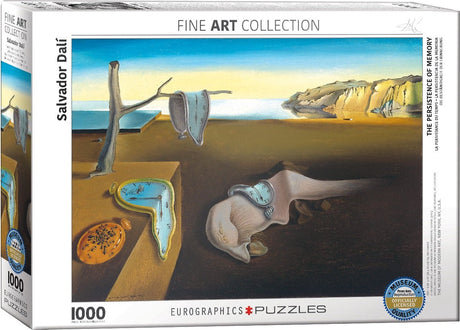 Eurographics - la persistance de la mémoire [la persistencia de la memoria] - Salvador Dali - 1000 pièces 68×48cm (l×h) - puzzle d'art