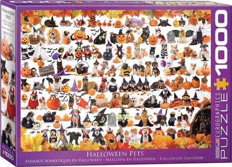 Puzzle Eurographics Puzzle animaux d'Halloween 1000 pièces en carton.