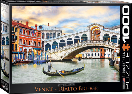 Eurographics - pont du Rialto à Venise - 1000 pièces 68×48cm (l×h) - puzzle