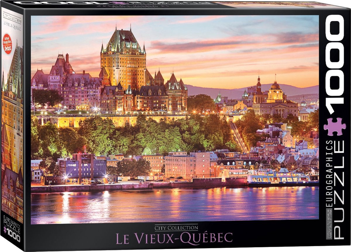 Eurographics - vieux Québec [le vieux Québec] - 1000 pièces 68×48cm (l×h) - puzzle