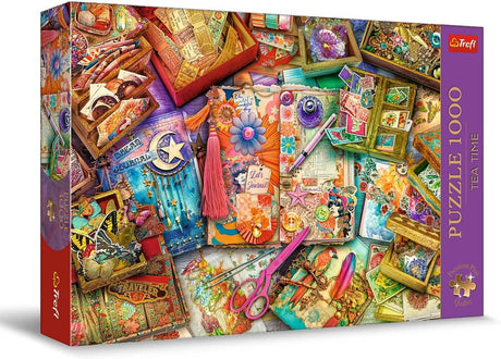 Trefl photo odyssey series - puzzle - agence de journaliste tea time - qualité premium plus