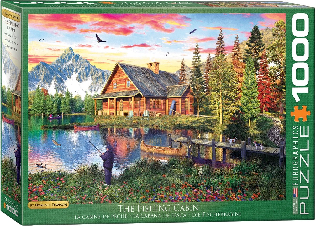 Eurographics - la cabane de pêche - dominic davison - 1000 pièces 68×48cm (l×h) - puzzle