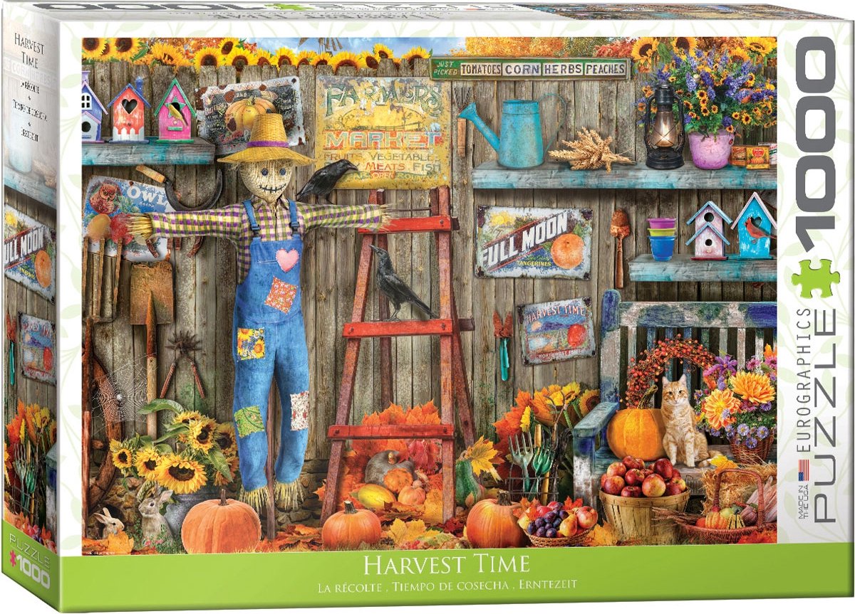 Eurographics - temps de récolte - 1000 pièces 68×48cm (l×h) - puzzle