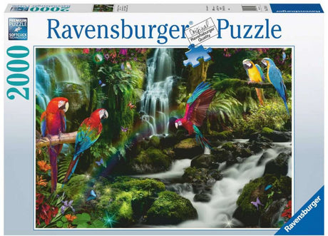 Ravensburger puzzle perroquets colorés dans la jungle - puzzle - 2000 pièces