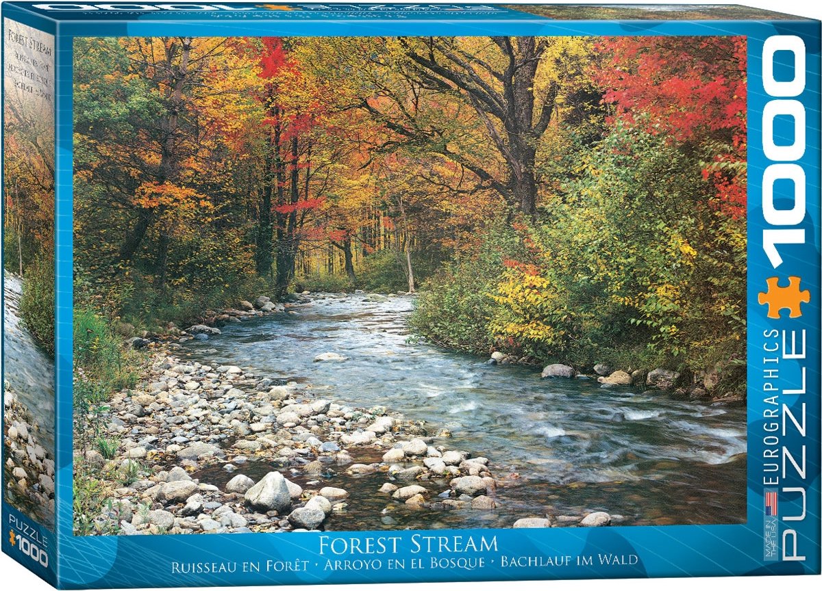 Eurographics - bosbeek [ruisseau forestier] - 1000 pièces 68×48cm (l×h) - puzzle