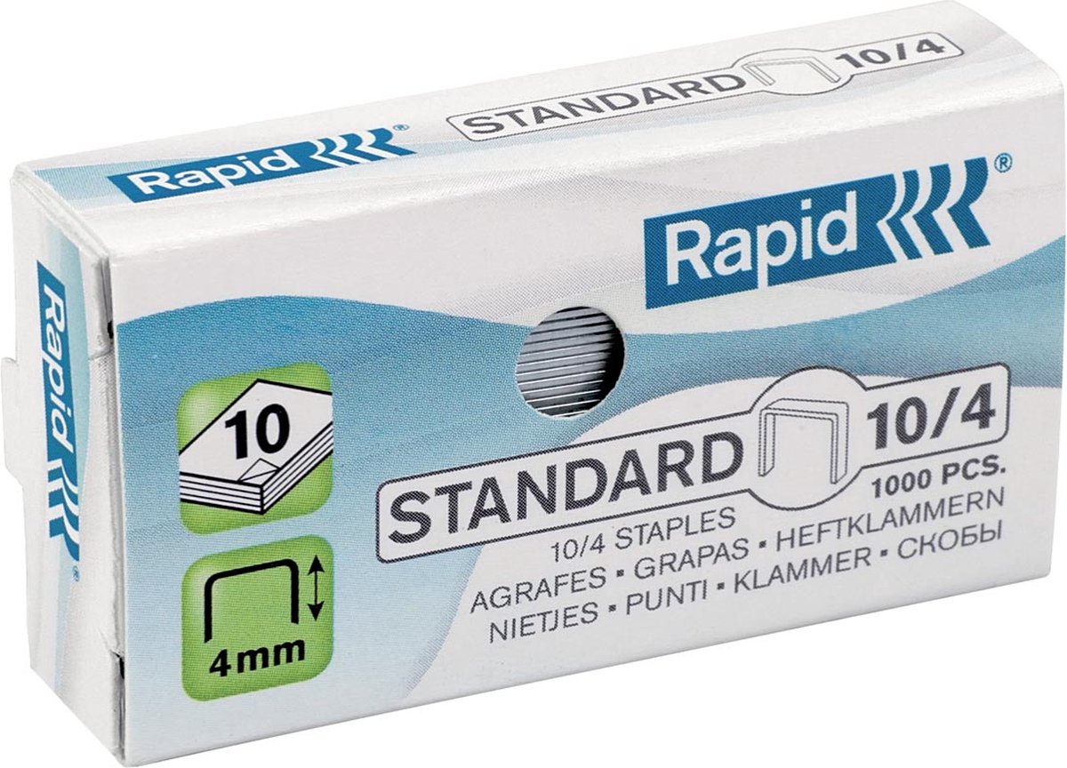 Agrafe rapide n°10 galvanisée standard 1000 pièces